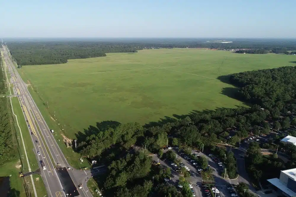 Aerial view of OLF-8